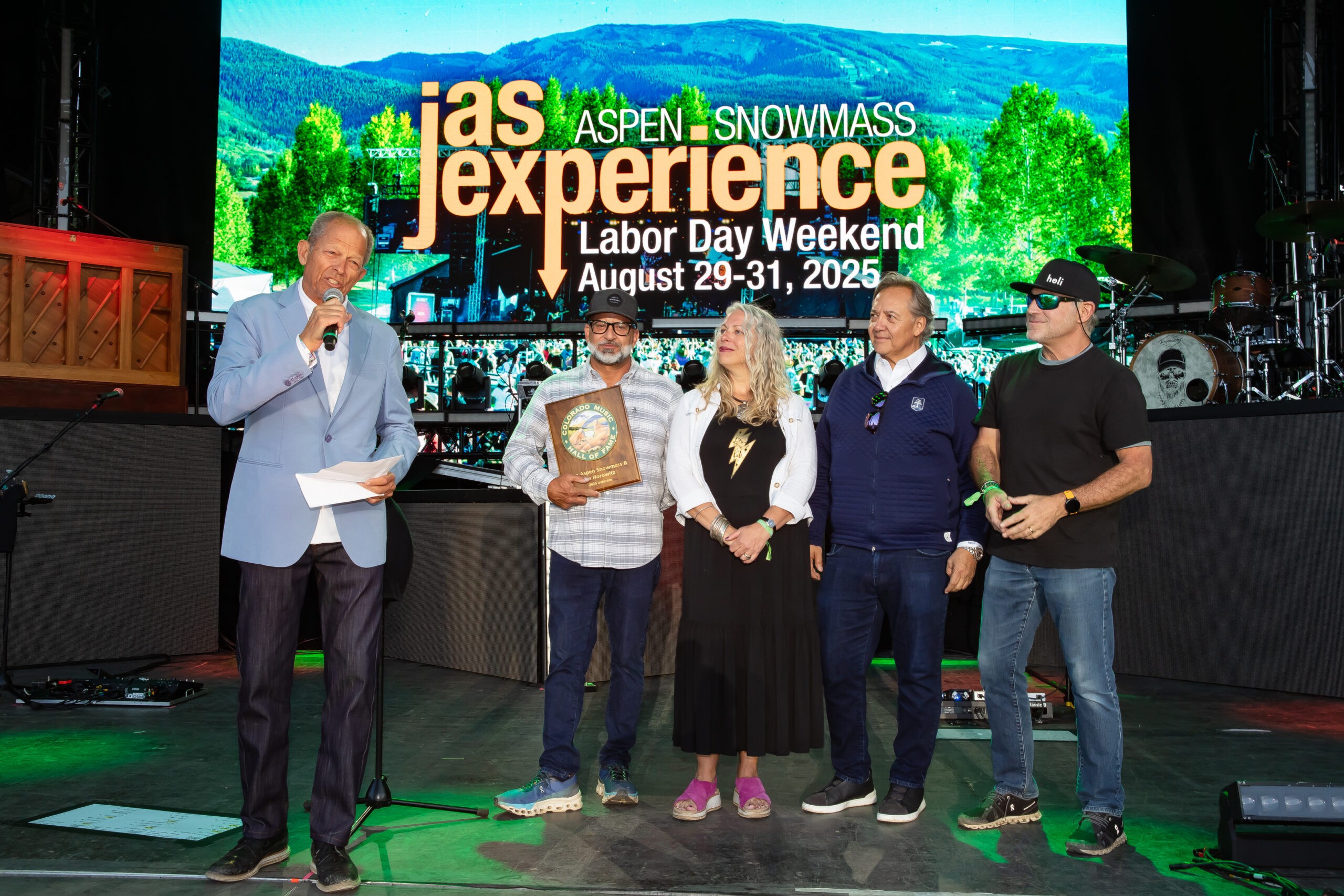 Colorado Music Hall of Fame presentation, JAS Labor Day Festival, Sun. Aug. 31, 2025